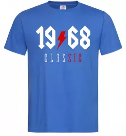Мужская футболка 1968 Classic Ярко-синий фото