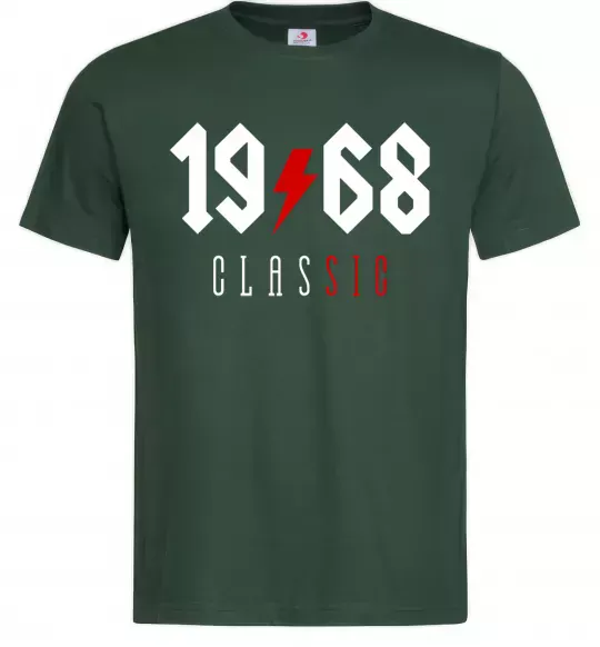 Мужская футболка 1968 Classic Темно-зеленый фото