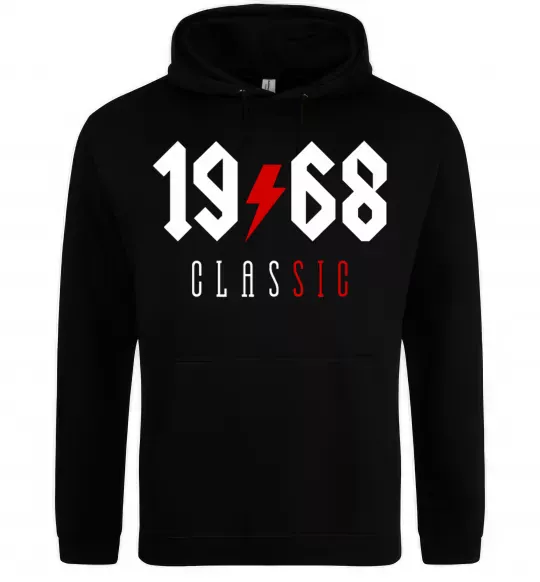 Чоловіча толстовка (худі) 1968 Classic Чорний фото