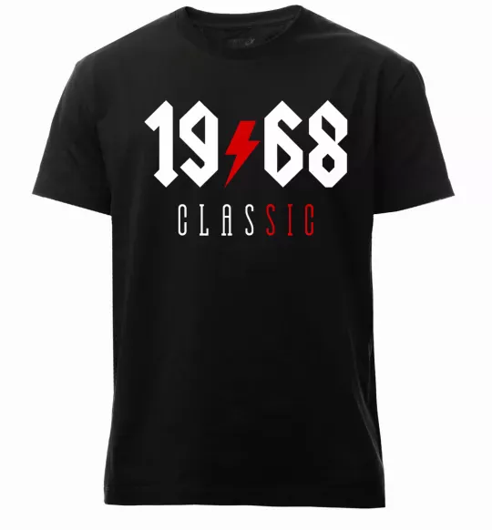 Мужская премиум футболка 1968 Classic Черный фото