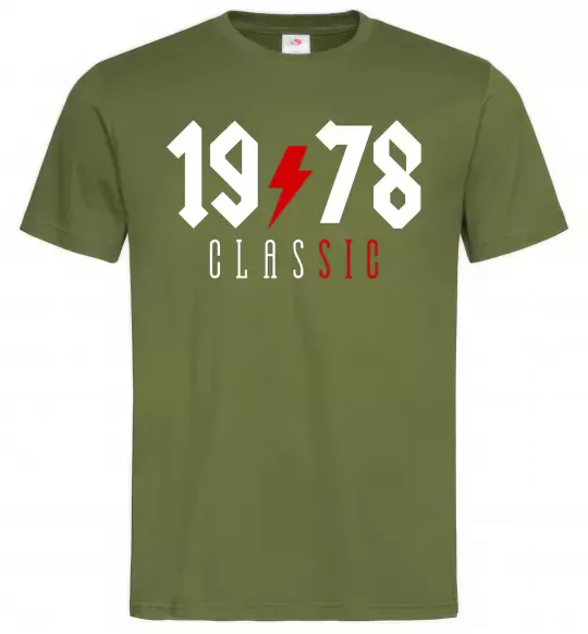 Мужская футболка 1978 Classic Оливковый фото