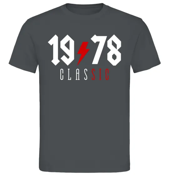 Мужская футболка 1978 Classic Графит фото