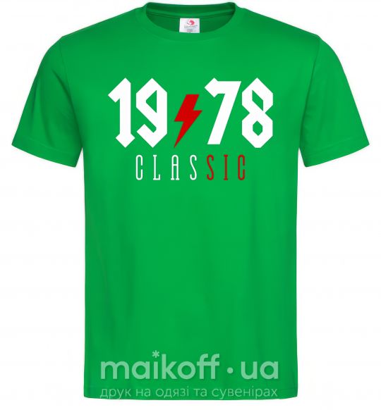Мужская футболка 1978 Classic Зеленый фото