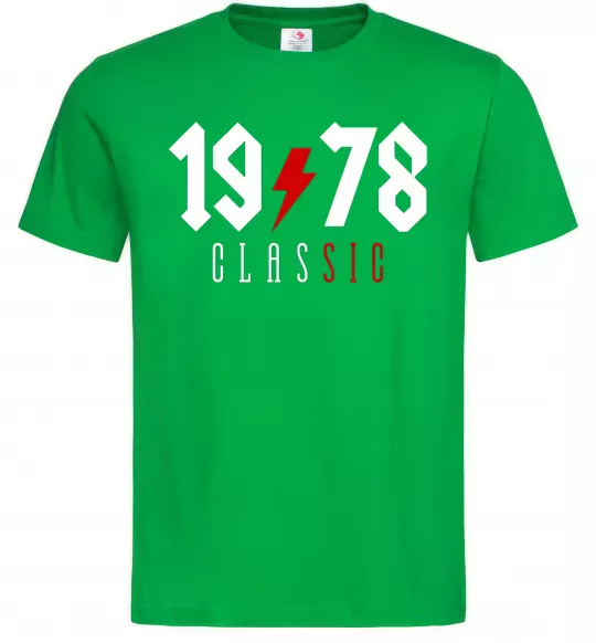 Мужская футболка 1978 Classic Зеленый фото