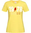 Женская футболка 1978 Classic Лимонный фото