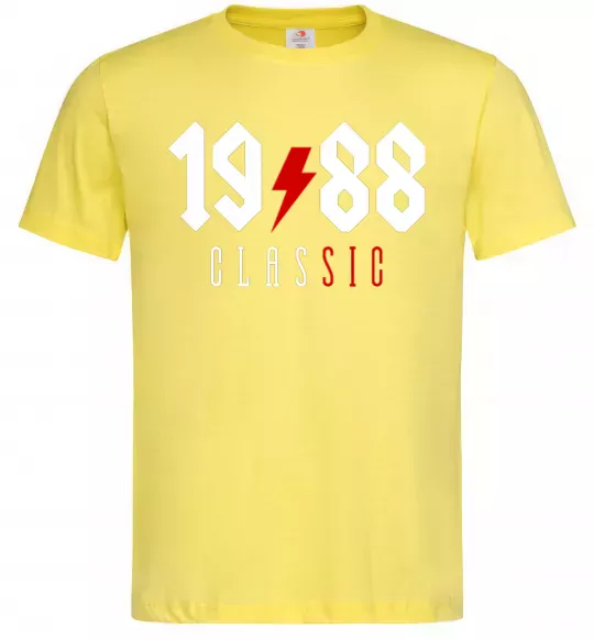 Мужская футболка 1988 Classic Лимонный фото