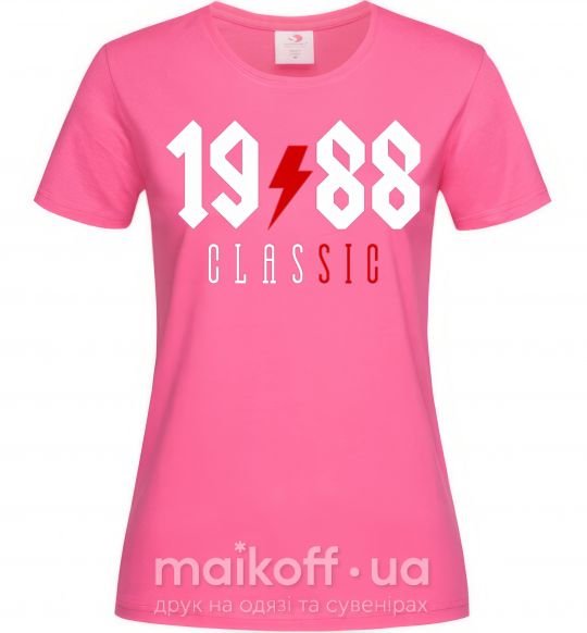 Жіноча футболка 1988 Classic Яскраво-рожевий фото