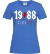 Жіноча футболка 1988 Classic Яскраво-синій фото
