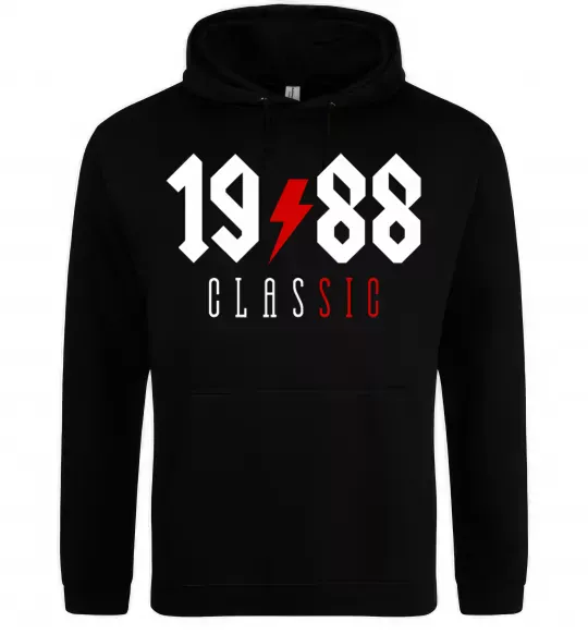 Мужская толстовка (худи) 1988 Classic Черный фото