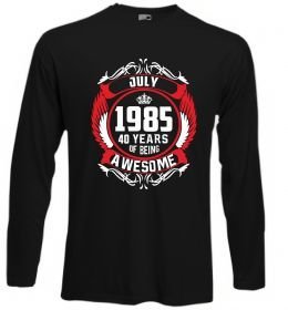 Лонгслів July 1985 40 years of being Awesome Лонгслів July 1985 40 years of being Awesome