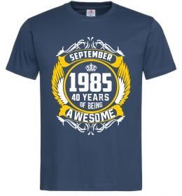 Чоловіча футболка September 1985 40 years of being Awesome Чоловіча футболка September 1985 40 years of being Awesome