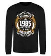 Світшот December 1985 40 years of being Awesome Чорний фото