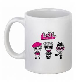 Чашка керамічна Lol surprise три ляльки Чашка керамічна Lol surprise три ляльки