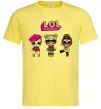 Чоловіча футболка Lol surprise три ляльки Лимонний Чоловіча футболка Lol surprise три ляльки Лимонний фото