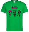 Чоловіча футболка Lol surprise три ляльки Зелений Чоловіча футболка Lol surprise три ляльки Зелений фото