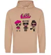 Чоловіча толстовка (худі) Lol surprise три ляльки Пісочний фото