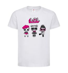 Дитяча футболка Lol surprise три ляльки Дитяча футболка Lol surprise три ляльки