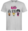 Мужская футболка Lol в бігудях Серый фото