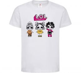Детская футболка Lol в бігудях