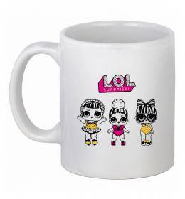 Чашка керамічна Lol окуляри сердечки
