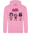 Чоловіча толстовка (худі) Lol окуляри сердечки Рожевий Чоловіча толстовка (худі) Lol окуляри сердечки Рожевий фото