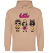 Мужская толстовка (худи) Lol окуляри сердечки Песочный Мужская толстовка (худи) Lol окуляри сердечки Песочный фото
