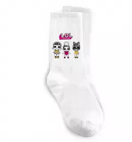 Носки LOL Surprise Лялька в жилеті Белый фото
