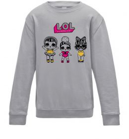 Детский Свитшот Lol окуляри сердечки