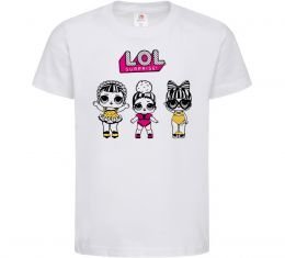 Дитяча футболка Lol окуляри сердечки Дитяча футболка Lol окуляри сердечки