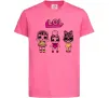Дитяча футболка Lol окуляри сердечки Яскраво-рожевий Дитяча футболка Lol окуляри сердечки Яскраво-рожевий фото