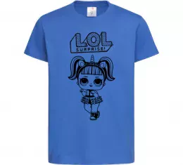 Дитяча футболка Lol surprise одноріг Яскраво-синій фото