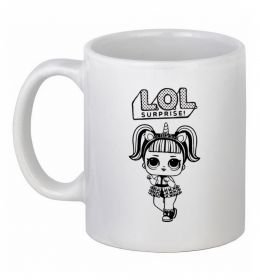 Чашка керамічна Lol surprise одноріг