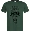 Чоловіча футболка Lol surprise одноріг Темно-зелений фото