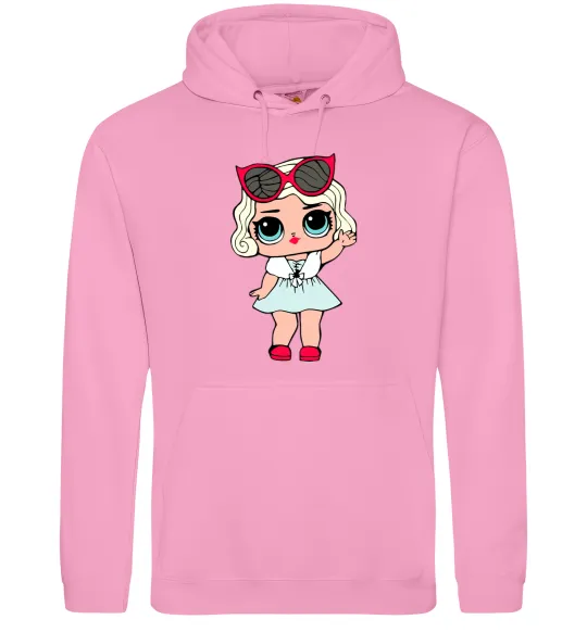 Чоловіча толстовка (худі) LOL Surprise Лялька в хутряній накидці Рожевий фото