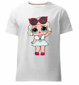 Мужская премиум футболка Lol в бігудях Белый фото