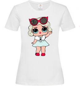 Женская футболка LOL Surprise Лялька в хутряній накидці