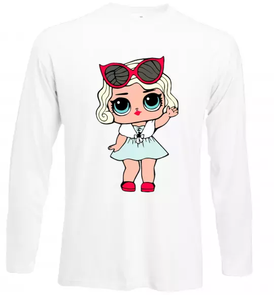 Лонгслив LOL Surprise Лялька в хутряній накидці Белый фото