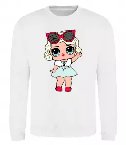 Свитшот LOL Surprise Лялька в хутряній накидці Белый фото