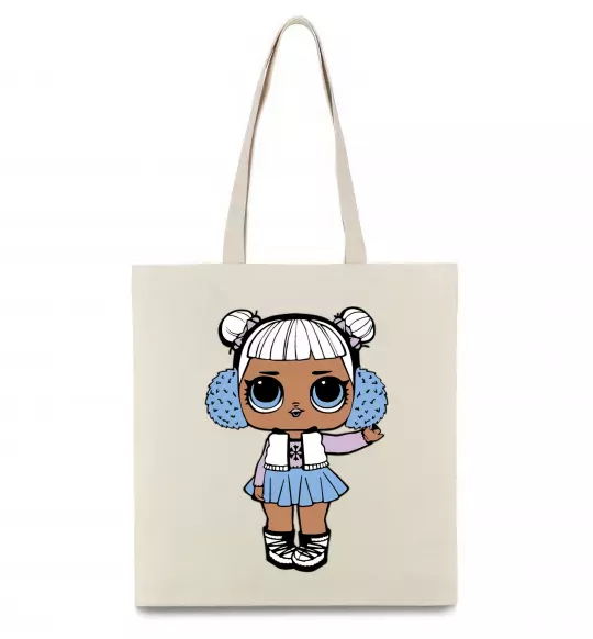 Еко-сумка LOL Surprise Лялька в жилеті Бежевий фото