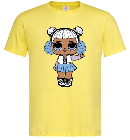 Чоловіча футболка LOL Surprise Лялька в жилеті Лимонний фото