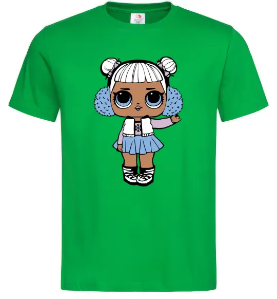 Чоловіча футболка LOL Surprise Лялька в жилеті Зелений фото