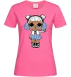 Женская футболка LOL Surprise Лялька в жилеті Ярко-розовый фото