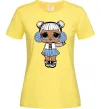 Женская футболка LOL Surprise Лялька в жилеті Лимонный фото