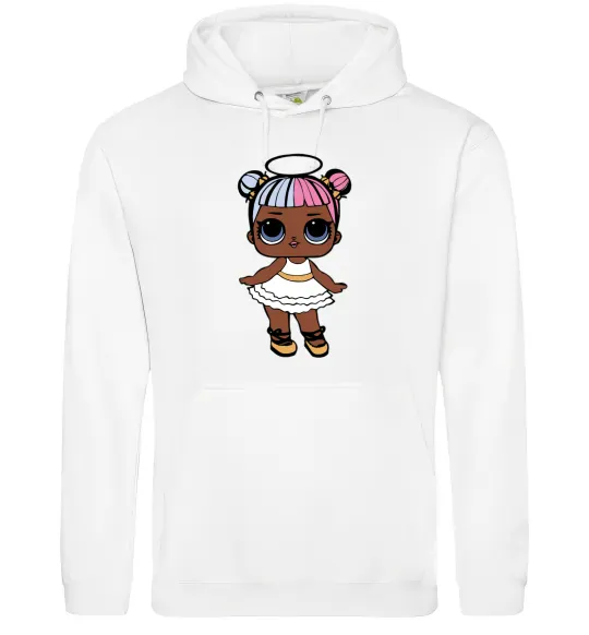 Жіноча толстовка (худі) LOL Surprise Лялька з німбом Білий фото
