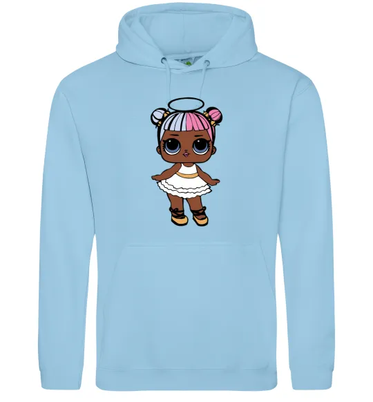 Жіноча толстовка (худі) LOL Surprise Лялька з німбом Блакитний фото