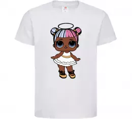 Дитяча футболка LOL Surprise Лялька з німбом Білий фото