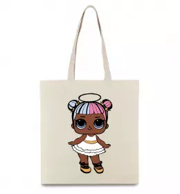 Еко-сумка Lol surprise одноріг Бежевий фото