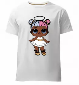 Мужская премиум футболка Lol в бігудях Белый фото