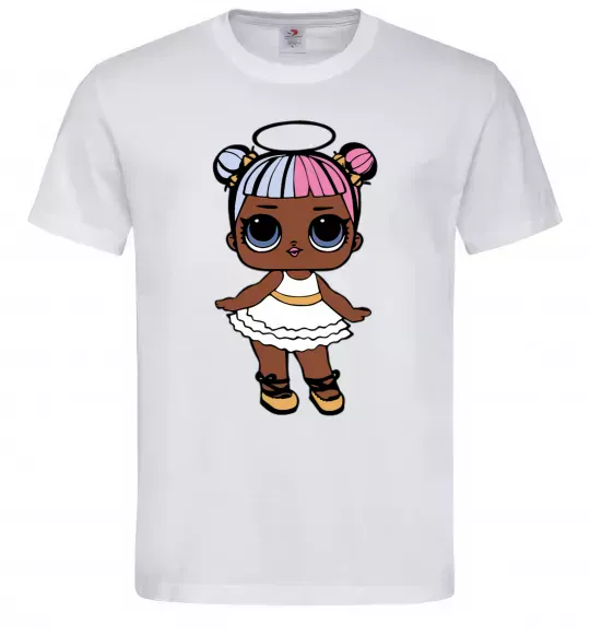 Мужская футболка LOL Surprise Лялька з німбом Белый фото
