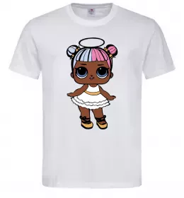 Мужская футболка LOL Surprise Лялька з німбом Белый фото